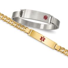 quality gold medical alert jewelry
